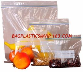 China Double track zip loc bag made from food grade material for apple packing, double track zipper apple bag, Gallon Storage supplier