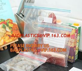 China Large k Resealable Zipper Jumbo size Plastic Storage poly Bags with white block to label, Double tracking k supplier