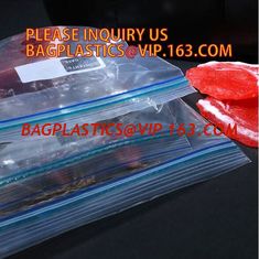 China Resealable LDPE Food Grade Double Zipper Seal Bag for Packing Sandwich, Gravure printing LDPE plastic double k san supplier