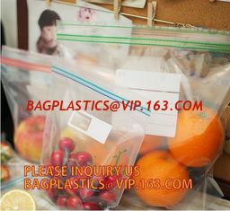 China FDA LDPE k Gallon Slider Storage freezer Bags, custom printing mini k bags with apple brand, ROHS recyclable supplier