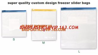 China Christmas Snowman Gift Plastic k Bag, LDPE resealable reusable freezer k slider bags/reusable food packaging supplier