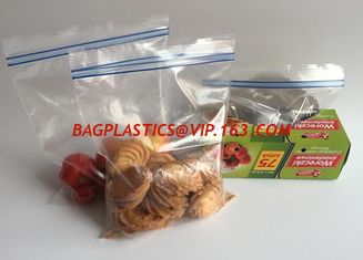 China PE double sealed lock good qualtity Strapping bag zipper plastic cheap colorful vacuum bag zip, packaging stand up pouch bev supplier