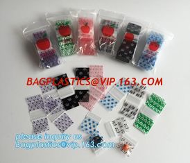 China small drug k bag, mini apple bags with green pattern, k zipped lock reclosable plastic poly clear bag, bagea supplier