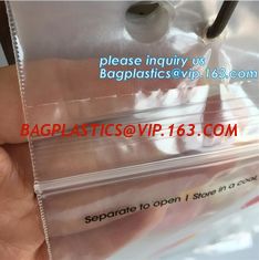 China Transparent custom printed resealable Clear Plastic Wicket PE Bag For Parcel Plastic packaging, bagplastics, bagease pac supplier
