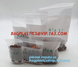 China white block zip lock bags, bag with white panel, three white block, handwrite white block, red line grip bags, grip zipp supplier