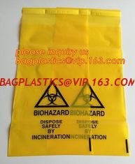 China Extra large capacity biohazard drawtape trash bag interleaf coreless roll plastic garbage bag for hospital use, Industri supplier