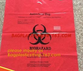 China Biohazard Waste Garbage Bag, hazardous waste yellow plastic bag asbestos garbage bag, biohazard zipper bag, bagease, pac supplier