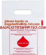 China BLOOD BAGS, BLOOD GIP BAGS, BLOOD HANDLE ZIP BAGS, Medical Biohazard Waste Plastic Bag, BAGPLASTICS, BAGEASE, PAC, PAK supplier