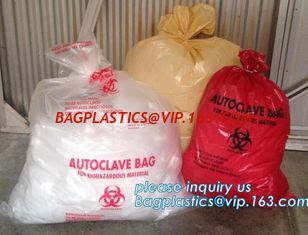 China biodegradable clinical waste bags, Thick Plastic Asbestos Bag, PE Disposable Waste Bag, healthcare, health care, hospota supplier