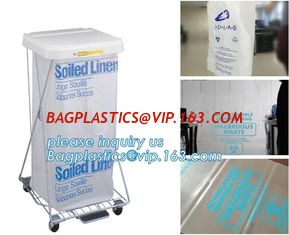 China Medical consumables biohazard waste disposal supplies, LDPE plastic medical autoclave bags, Biohazard waste disposal bag supplier