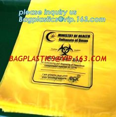 China Biohazardous Bags with Custom Printed for Laboratory Used, disposable Polypropylene Autoclavable Biohazard Bag, bagease supplier