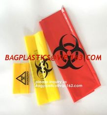 China Safty biohazard bag for medical waste, biohazard specimen transport reclosable, Infectious Waste, bagplastics, bagease supplier