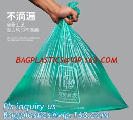 China Custom Printed Yellow Biohazard Compost Disposal Plastic Biodegradable Yard Medical Waste Bag, bagplastics, bagease, pac supplier
