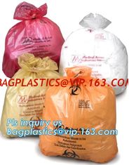 China Clinical Waste Bags (Yellow), Heavy Duty Sacks , 17in x 25in (x25), Popular PE/PP biohazard eco bag,garbage bag,plastic supplier