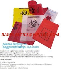 China Cheap clavable 135C Biohazard Garbage Bags Medical Wast Bags for Sterilization Used in Hospital, PLA biodegradable clini supplier