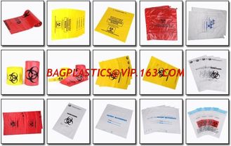 China disposable bag soiled linen liners plastic garbage bag, High density trash liner on roll 33 gallon plastic soiled linen supplier