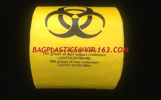 China 31&quot;X43&quot;(33 Gallon) plastic blue soiled linens liner bags, 40-45 Gallon Blue disposable plastic soiled linen bag hospital supplier