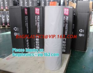 China Clear Plastic wrapping Sheeting roll, Low density polyethylene film plastic sheeting for construction industry, bagease supplier