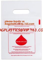 China blood bag, blood grip bags. zipper pouch for medical specimen/ Pathological specimen packaging bag, medial blood carrier supplier