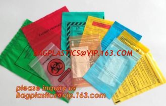 China Custom ked Specimen Bag With Optional Pouch, Simple printing Clear Specimen Grip Seal Bag, 2mil LDPE plastic zip t supplier