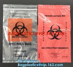 China Medical Grade Laboratory Specimen Bag, Insulated medical bag/sterile biohazard specimen envelope/laboratory specimen bag supplier