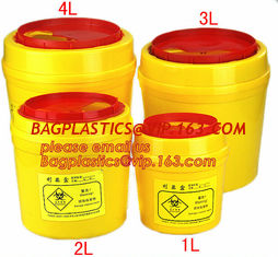 China 1.0L small biohazard sharps Container, bin for surgical waste with lower price, Disposable Hospital Biohazard Sharp Coll supplier