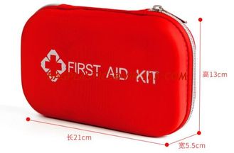 China Portable Carry up FIRST AID bag red First Aid Kit safety emergency bag, multifunctional small charge Travel portable wat supplier