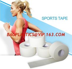 China Zinc Oxide Breathable Cotton Adhesive Sports Tape, High-strength white cotton sport zigzag tape, white cotton sport pre supplier