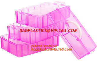 China adjustable plastic storage box plastic screw bead box, Detachable Compartments Clear Plastic Divided Storage Box for Scr supplier