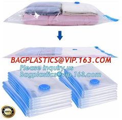 China zipper travelling bag, zipper storage pocket, zipper fresh protection package, vacuum storage bags for travel, bagplasti supplier