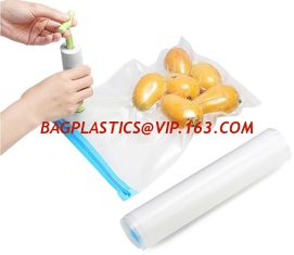 China Vacuum Food Storage Bags, 2 Pack 8&quot; x 16' Vacuum Sealer Bags Rolls, vacuum pack shrink bags vacuum bags for wholesales supplier
