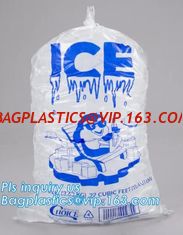 China disposable ice bag, plastic ice cube bag, disposable ice cooler bag, wicket plastic 8 lb ice bags, disposable plastic wi supplier