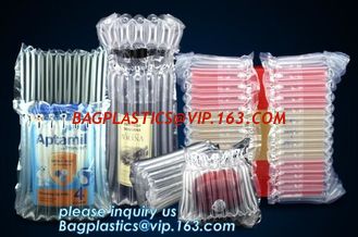 China fragile protective air column bag rolls, Air Pillow Bags Wrapping, Inflatable Air Cushioning Film, air cushion bubble fi supplier