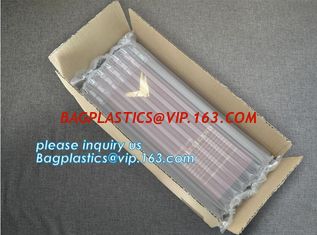 China double wine bottle air bag packing, wine bottle air column bag packing, Inflating PE Film, cushion pillow air bag, cushi supplier
