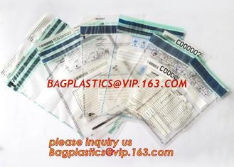 China Tamper Proof Deposit Bags bank cash bag security safety deposit bag, Deposit security tamper evident bank cash bag, pac supplier