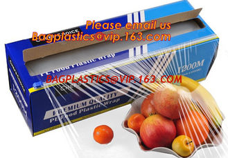 China PVC Cling Film Plastic Wrap 30CM X 400M Cheap Food Wrap Film, Pvc Cling Film Jumbo Roll, 11 micron pvc stretch food wrap supplier