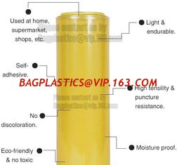 China Stretch Wrap Industrial Strength Stretch Film/Wrap 1200ft 500% stretch Clear Cling Durable Adhering Packing, bagease pac supplier