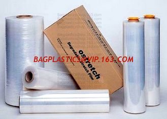 China Transparent Plastic LLDPE Stretch Film With Moisture Proof, Pallet Stretch Wrap, LLDPE Stretch Film / Pallet Wrap Film / supplier