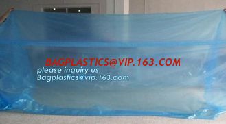 China Giant jumbo big size poly pallet cover packaging bags with competitive price, 36 x 27 x 65&quot; 1 Mil ldpe Clear Pallet Cove supplier