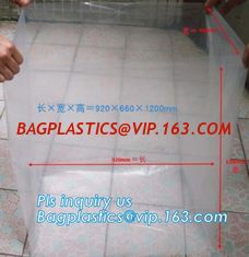 China Disposable PE Plastic Pallet Covers bag on Roll, Waterproof Pallet Cover Plastic PE for Europallet 80x120x250 cm, BAGEAS supplier