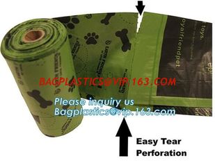 China Eco-Friendly Outdoor Dog Cleaning Waste Bag Pet Poop Bags, biodegradable plastic pet cat dog waste bag drawstring dog po supplier