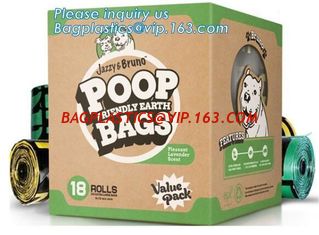 China COMPOSTABLE BPI CERTIFIED, fabric Dog Waste Poop bags Holder/ pet Poop Bag Dispenser with Carabiner Clip and waste bagS supplier