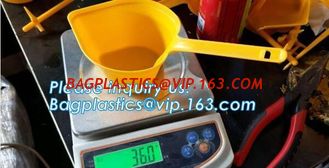 China Wholesale Dog Food Spoon Shovel Plastic Pet Feed Scoop, Recycle food grade factory cat dog pet food storage container wi supplier