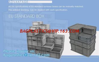 China Multi-purpose Euro logistics plastic box ; Plastic turnover box, pp corrugated sheet Box plastic transport box turnover supplier