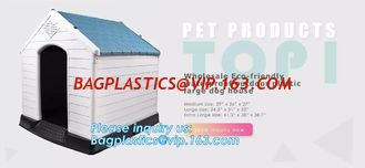China pet kennel factory direct cage outdoor plastic dog house manufacturer, Eco Friendly Outdoor Removable Rainproof Plastic supplier