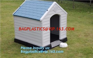 China Wholesale luxury pet kennel igloo dog bed house, dog/cat/pet house/large wooden plastic dog house, waterproof pet house supplier