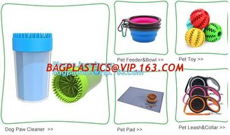 China DOG ACCESSORIES, DOG PAW CLEANER, PET PAD, PET LEASH& COLLAR, DOG HARNESS, PET CARRIER BAGS, PET LEASH, PET CLEANING TOY supplier