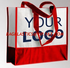 China New design shopping bag custom logo tote non woven bag with high quality, custom printed cheap eco pp non woven shopping supplier