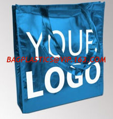 China Quality PRODUCTS Recyclable Custom Logo Printed Grocery Tote Bag Non Woven Bag, Promotional PP Non Woven Bag, Folding supplier