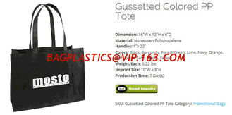 China GUSSETTED COLORED PP TORE BAGS,customized designs, colors, logos and sizes are welcome, ODM orders are accepted, oem wel supplier